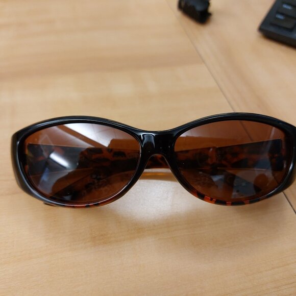 Foster Grant Dioptics Solar Shield Oval POLARIZED Sunglasses SS FO-012 SR 1023 - Picture 3 of 9